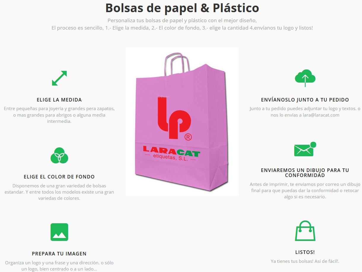 Bolsas para imprimir discount publicidad